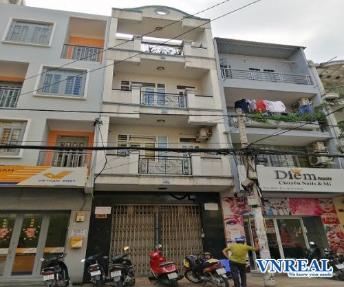 cho thue nha mat tien duong ngo thi thu minh 4x18 m2 3 lau 35 trieu