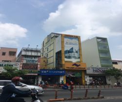 cho thue nha cong hoa 54 x 24m1 ham  tret 6 lau159 trieu