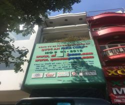 cho thue nha cong hoa 4 x 20 m 1 tret 3 lau 45 trieu thang