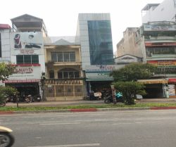 cho thue nha cong hoa  45 x 29 m 1 tret 2 lau 50 trieu thang