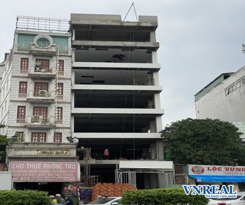 cho thue nha cong hoa 82x32 m ham tret 6 lau 25000   thang