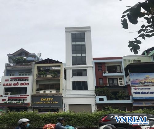 cho thue nha cong hoa 4x19m ham tret 5 lau 70 tr thang