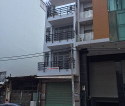 nha cho thue mat tien bach dang 48x16 1tret 3lau  gia 40tr th