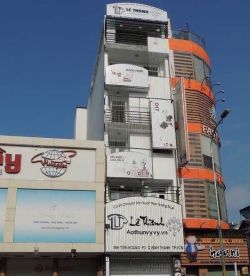 cho thue nha mat tien dinh tien hoang 5x20 7tang  gia 85tr th