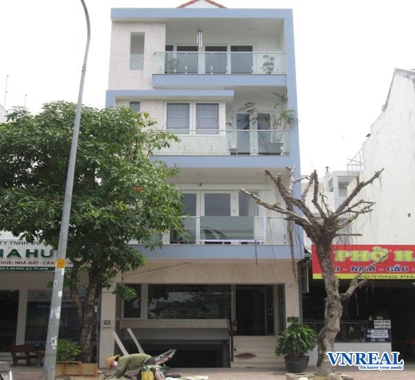 cho thue nha phuong an phu  ??quan 2 mat tien duong vu tong phan  gia 45tr