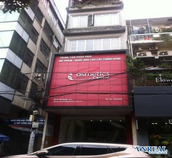 cho thue nha quan 1 mat tien duong le thi rieng p  ben thanh quan 1