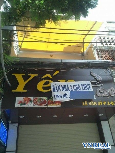 cho thue nha mat tien duong le van sy phuong 1 quan tan binh 