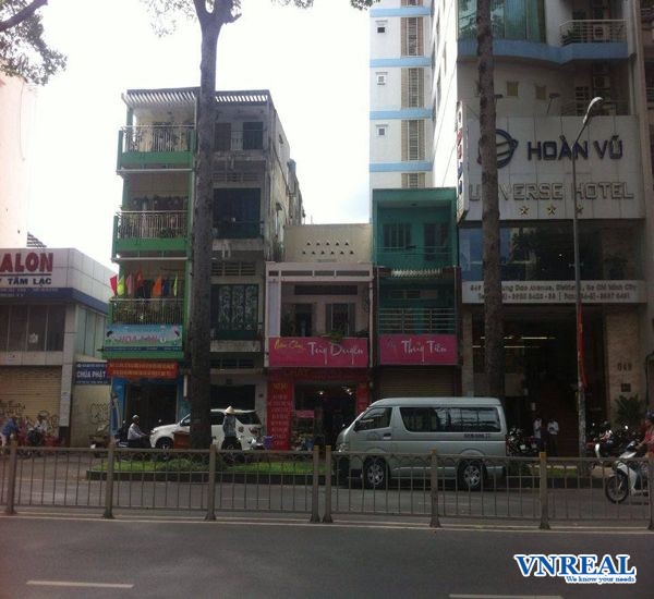 cho thue nha quan 1 mat tien duong tran hung dao p  cau kho quan 1
