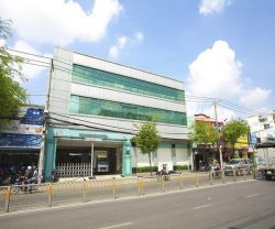 cho thue nha duong truong chinh quan tan binh dien tich 24x24m 1 tret 3 lau  gia  400tr