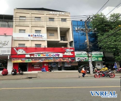 cho thue nha quan binh thanh mat tien duong d2 85x20 tret   3 lau  gia  180 trieu