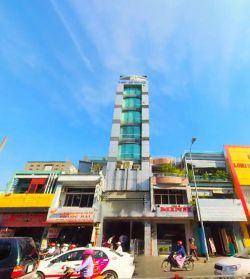 cho thue toa nha mat tien duong bach dang dien tich 4x20m 8 lau gia 80tr th