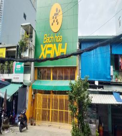 cho thue mat bang duong nguyen huu canh dien tich 96x13m chua tinh san 3 lau gia 60tr th