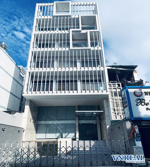 cho thue toa nha duong nguyen van dau dien tich 9x27m 7 lau 1 ham gia 12000 