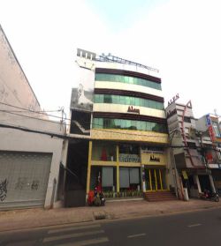 cho thue toa nha duong ho van hue dien tich 12x10m 4 lau 1 ham gia 95tr th