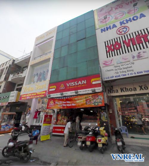 cho thue nha mat tien duong xo viet nghe tinh dien tich 5x20m 2 lau gia 65tr th