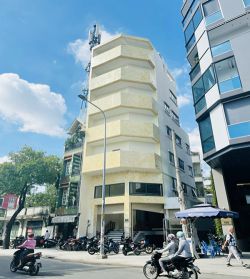 cho thue toa nha goc 2 mat tien duong hoang hoa tham dien tich 7mx13m 5 lau 1 ham gia 130tr th