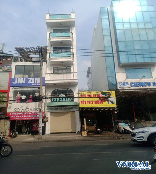 cho thue nha mat tien duong nguyen gia tri  d2  dien tich 4mx20m 4 lau gia 125tr th