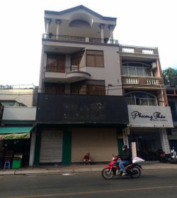 cho thue nha mat tien duong le quang dinh dien tich 6x12m 3 lau gia 55 th