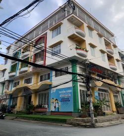 cho thue toa nha 2 mat tien duong vo oanh dien tich 12mx20m 4 lau gia 180tr th