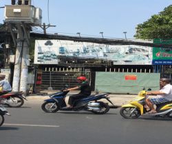 cho thue mat bang mat tien duong dinh bo linh dt  12x30 gia  60tr thang