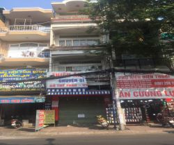 cho thue nha  dong den 4 x 17 m 1 tret 3 lau st 50 tr thang