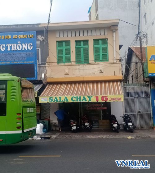 cho thue mat bang duong le quang dinh dien tich 4 x 20m gia 40tr th