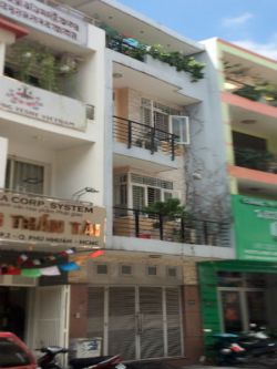 cho thue nha mat tien hoa lan phuong 2 4x17 tret 3 lau 45 trieu 