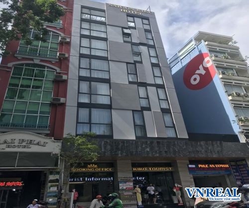 cho thue mat bang mat tien duong pham ngu lao quan 1  dt  8x23m 7 lau gia  20 000 usd thang 