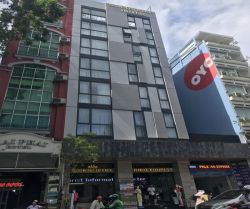 cho thue mat bang mat tien duong pham ngu lao quan 1  dt  8x23m 7 lau gia  20 000 usd thang 