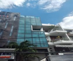 cho thue nha mat tien duong lam son quan phu nhuan dt 5x25 ham tret 5 lau  gia 70 trieu