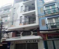 cho thue nha duong ban co phuong 3 4 2x14m 65tr