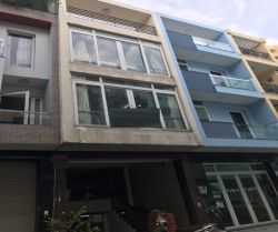 cho thue nha hoa lan 4x18m ham 3 lau 50 tr thang