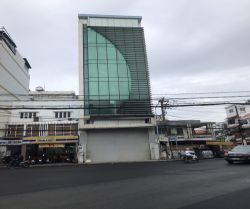 cho thue toa nha duong hoang viet 8x20m ham 7 lau gia 220 trieu thang