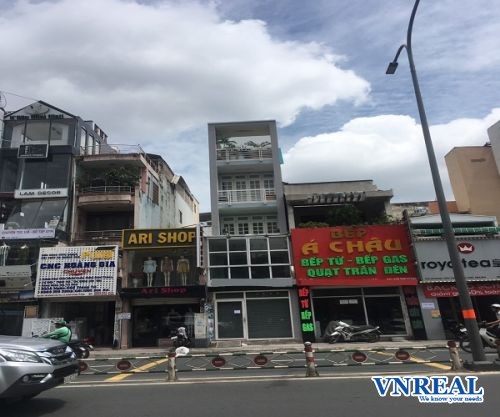 cho thue nha mt duong hoang van thu4x15m1tret 4lau48trtr thang
