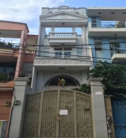 cho thue nha mat tien nguyen van dau phuong 11  dt  4 7x30 tret 3 lau 55 trieu 