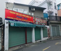 cho thue nha mat tien hoa dao 11x14m 2 tang gia 28 trieu