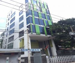 cho thue toa nha mat tien thich quang duc phuong 5 7x19 ham tret  lung 7 lau 170 trieu 