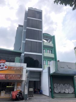 cho thue nha mat tien duong vo thi sau 5 x 20m 1 tret 5 lau 200tr th