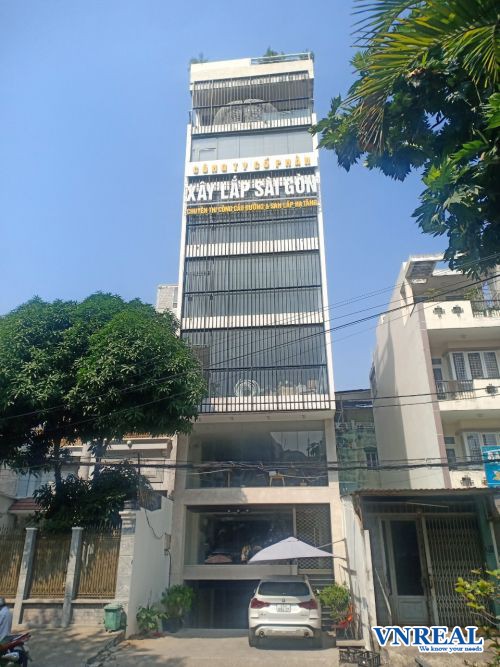 cho thue nha mat tien duong hoang hoa tham  dien tich 65 x 16m 1 ham 4 lau gia 99tr th