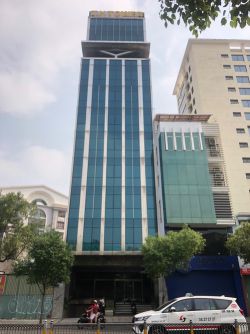 cho thue nha mat tien duong nam ki khoi nghia  10m x 28m  2 ham 12 lau 14 ty th