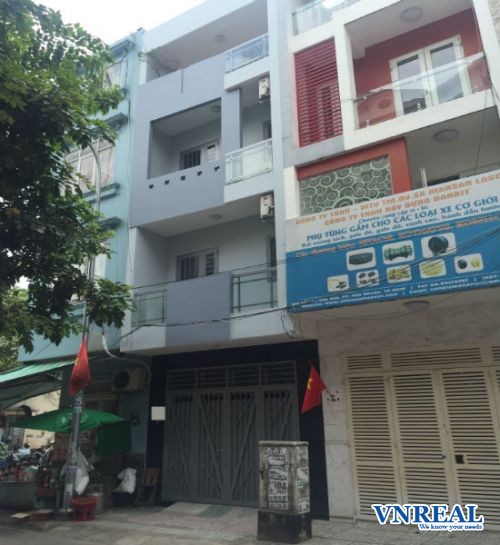 cho thue nha mat tien hoa sua phuong 7 dt  4x12 3 lau 42 trieu