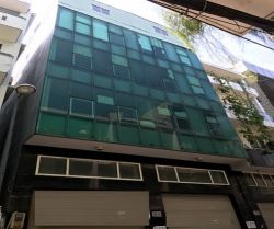 cho thue nha nguyen huu canh 8x12m tret 4 lau thang may gia 70 trieu