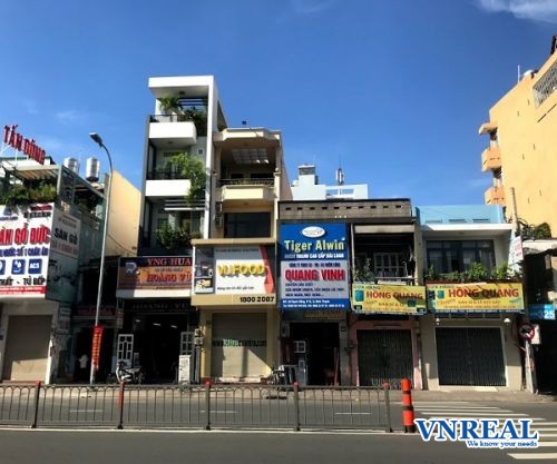 cho thue nha mat tien bach dang 4 7x17m tret 3 lau gia 39 trieu