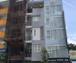 nha cho thue mat tien bach dang 43x14 1tret 4lau  gia 27tr th