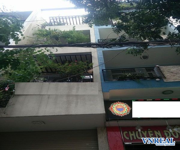 cho thue nha mat tien phan xich long quan phu nhuan 4x16m 1 ham 4 lau  gia  3200 usd