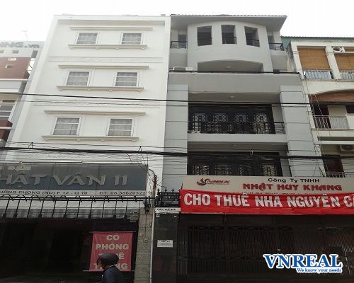 cho thue nha hxh duong le hong phong phuong 12 quan 10  dt 5 x 23m 1 tret 4 lau  gia 2500 usd