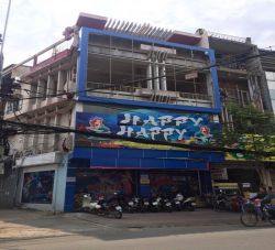 nha cho thue quan 3 phuong 12 2 mat tien duong le van sy dien tich 9x20m 1 tret 2 lau gia  200tr