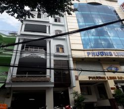 cho thue nha quan tan binh duong nguyen thai binh dien tich  55x15m 1 tret 5 lau  gia 50tr thang