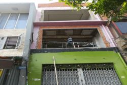 cho thue nha 2 mat tien duong mat truoc pham van dong  mat sau phan van tridt  4x17 gia 45tr m2  nha sap ban giao 