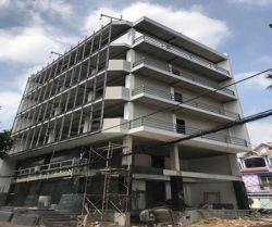 cho thue nha goc 2 mat tien nguyen huy tuong 10x19m ham tret lung 4 lau st 350 tr thang